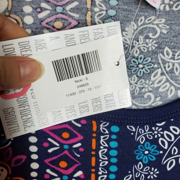 NWT Nicki Lula Roe Sleeveless Dress.  Size S. - Picture 7 of 9